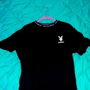 Short sleeve play boy shirt